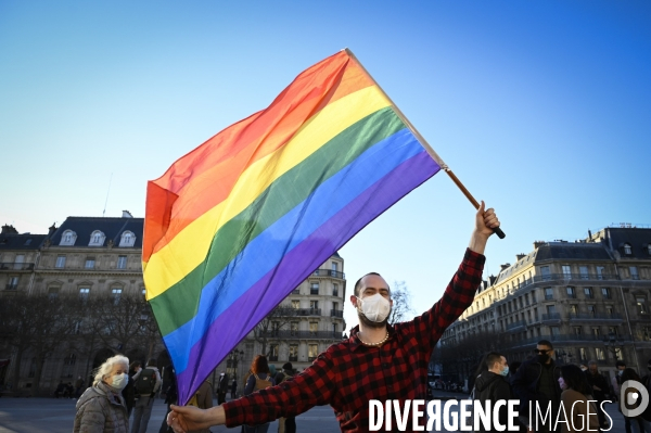 MeTooGay. Marche contre les violences sexistes 2021.