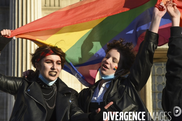 MeTooGay. Marche contre les violences sexistes 2021.
