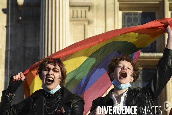 MeTooGay. Marche contre les violences sexistes 2021.