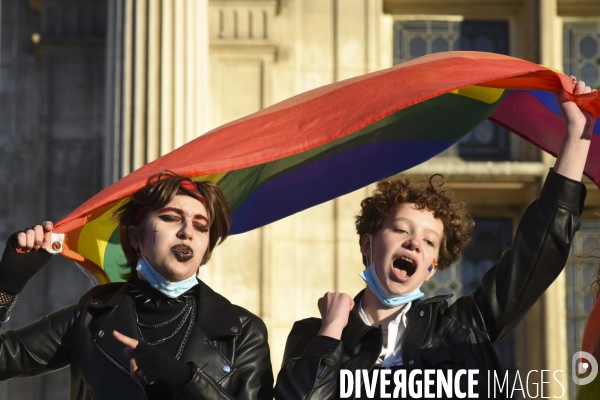 MeTooGay. Marche contre les violences sexistes 2021.