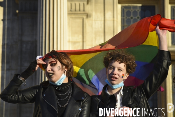 MeTooGay. Marche contre les violences sexistes 2021.