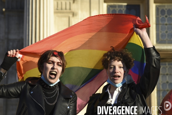 MeTooGay. Marche contre les violences sexistes 2021.