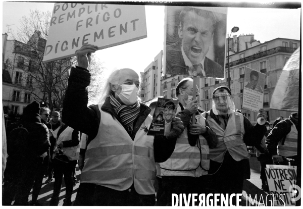 Manifestation de Gilets Jaunes à Paris