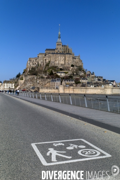 Le Mont Saint Michel sous covid 19