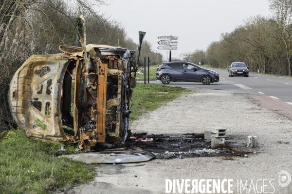 Voitures brulées à Bordeaux