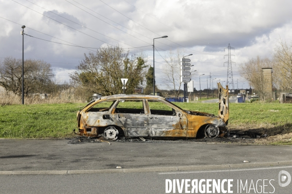 Voitures brulées à Bordeaux