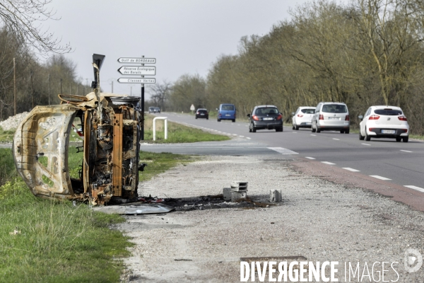 Voitures brulées à Bordeaux