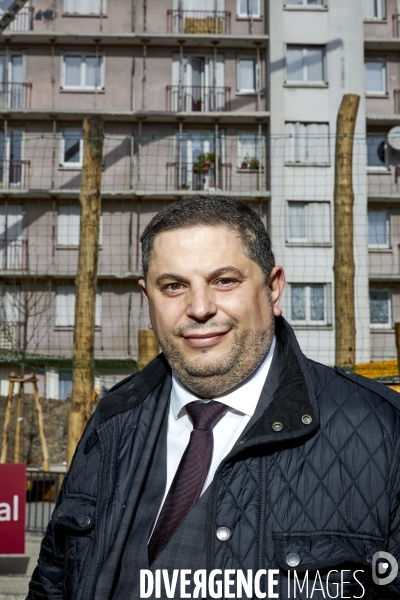 Visite d un chantier par Geoffroy Roux de Bezieux Medef