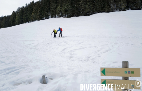 Le Domaine skiable des Contamines-Montjoie fermé