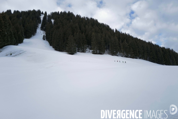 Le Domaine skiable des Contamines-Montjoie fermé