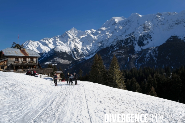 Le Domaine skiable des Contamines-Montjoie fermé