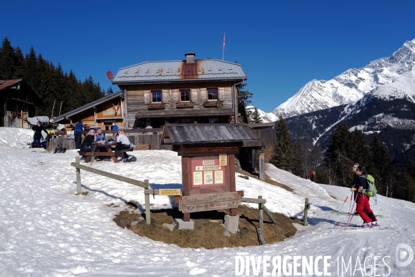 Le Domaine skiable des Contamines-Montjoie fermé