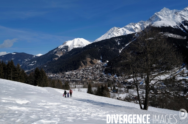 Le Domaine skiable des Contamines-Montjoie fermé