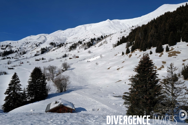 Le Domaine skiable des Contamines-Montjoie fermé