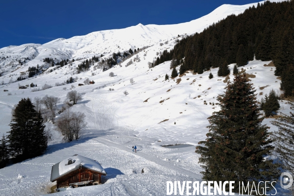 Le Domaine skiable des Contamines-Montjoie fermé