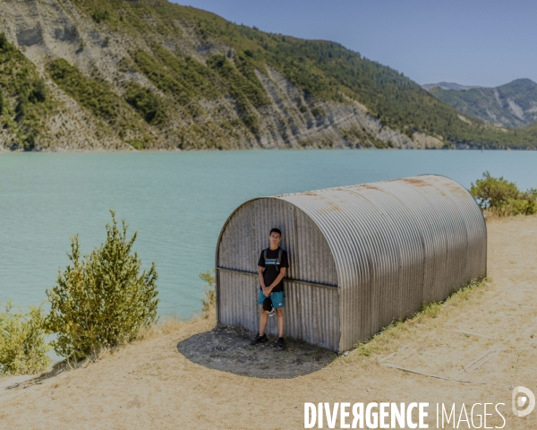 Le long de la Transbassealpine Digne-Nice printemps été 2020