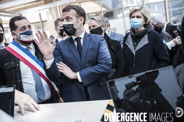 Déplacement d Emmanuel Macron en Seine-Saint-Denis