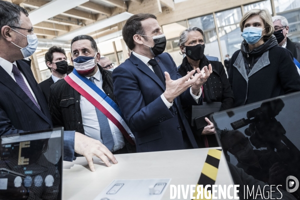 Déplacement d Emmanuel Macron en Seine-Saint-Denis