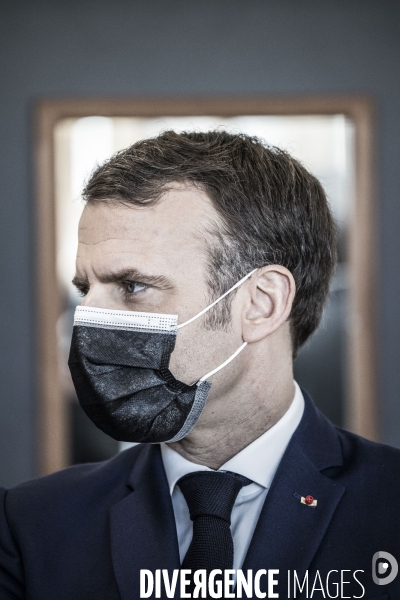 Déplacement d Emmanuel Macron en Seine-Saint-Denis