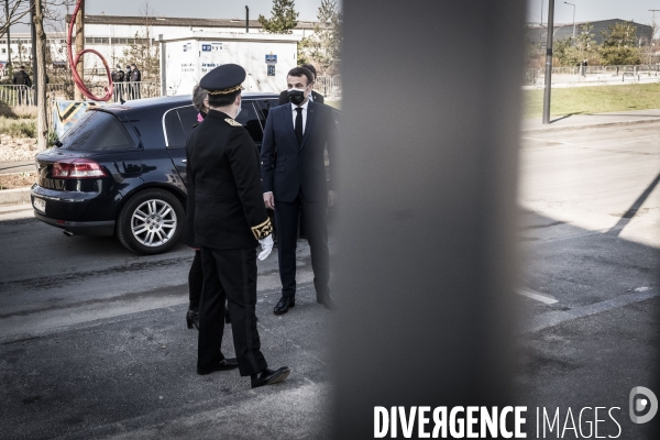 Déplacement d Emmanuel Macron en Seine-Saint-Denis
