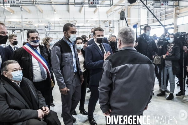 Déplacement d Emmanuel Macron en Seine-Saint-Denis