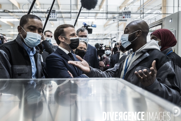 Déplacement d Emmanuel Macron en Seine-Saint-Denis