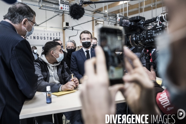 Déplacement d Emmanuel Macron en Seine-Saint-Denis