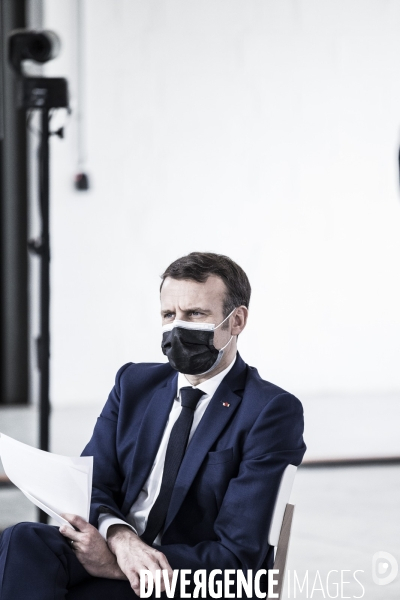 Déplacement d Emmanuel Macron en Seine-Saint-Denis