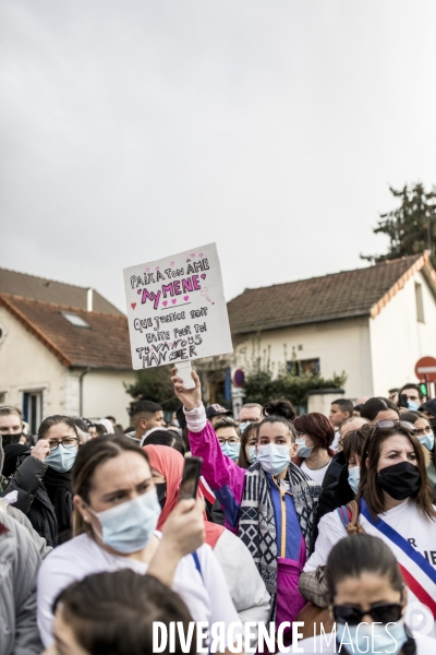 Marche blanche pour Aymane Kaïd