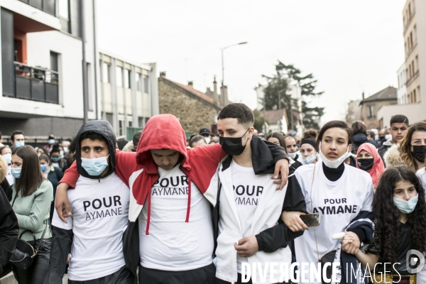 Marche blanche pour Aymane Kaïd