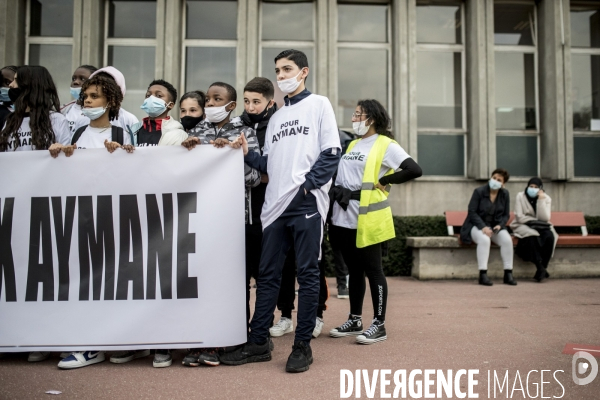 Marche blanche pour Aymane Kaïd