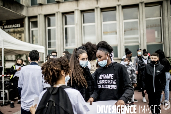 Marche blanche pour Aymane Kaïd