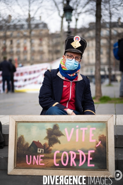 Manifestation des professionnels du spectacle