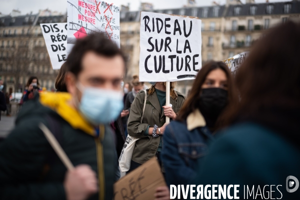 Manifestation des professionnels du spectacle