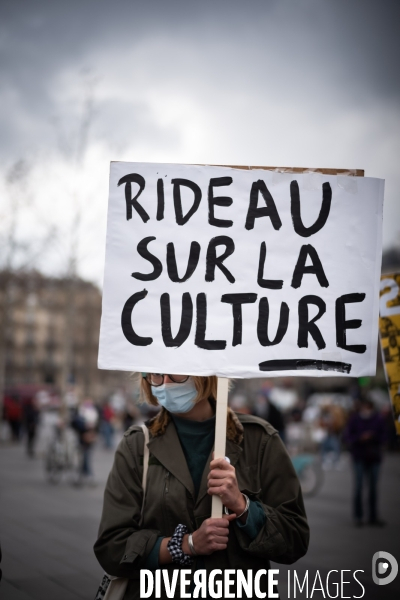 Manifestation des professionnels du spectacle