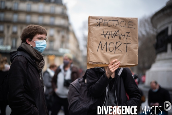 Manifestation des professionnels du spectacle