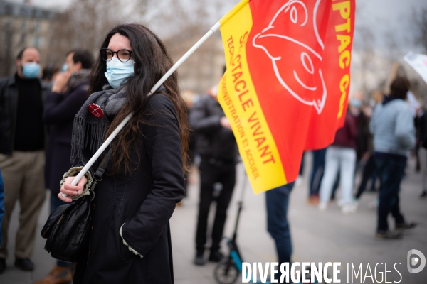 Manifestation des professionnels du spectacle