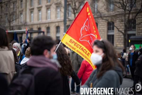 Manifestation des professionnels du spectacle