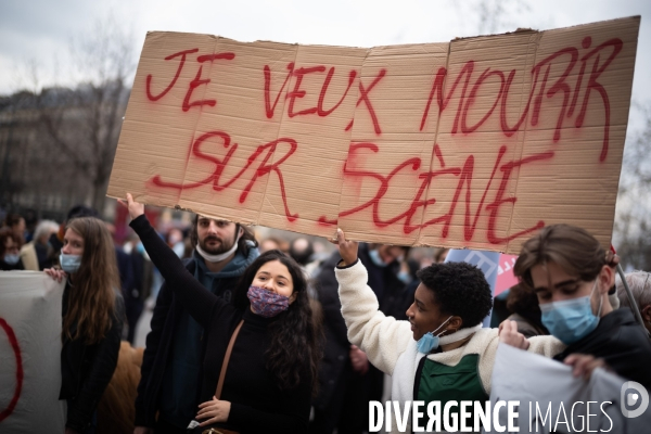 Manifestation des professionnels du spectacle