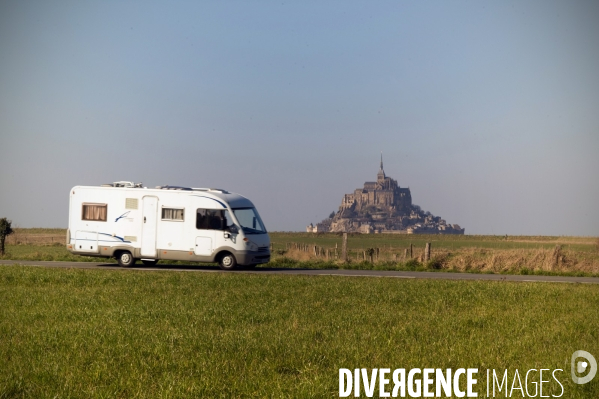 Le Mont Saint Michel ,l arrivée