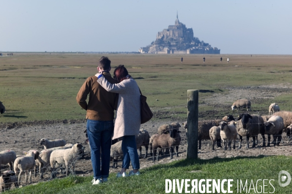 Le Mont Saint Michel ,l arrivée