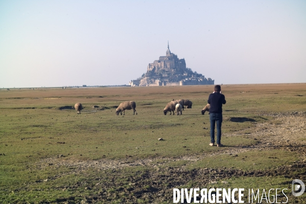 Le Mont Saint Michel ,l arrivée