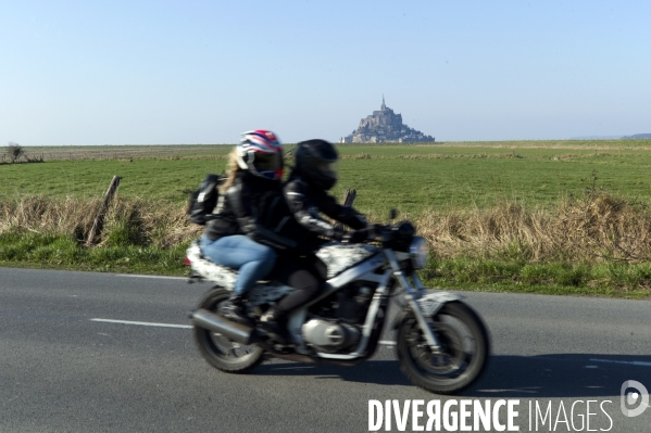 Le Mont Saint Michel ,l arrivée