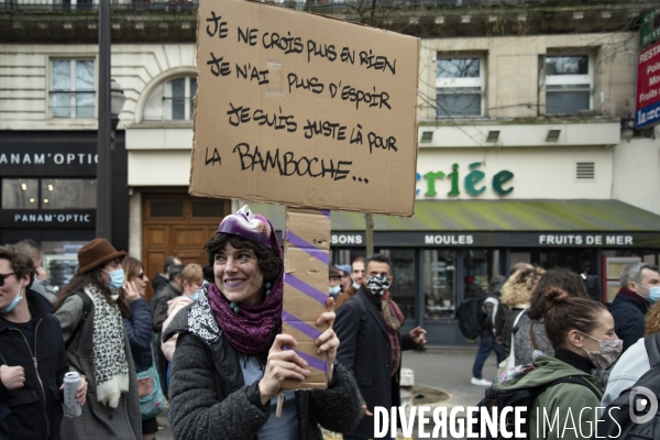 Manifestation parisienne du monde de la culture