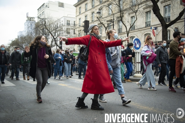 Manifestation parisienne du monde de la culture