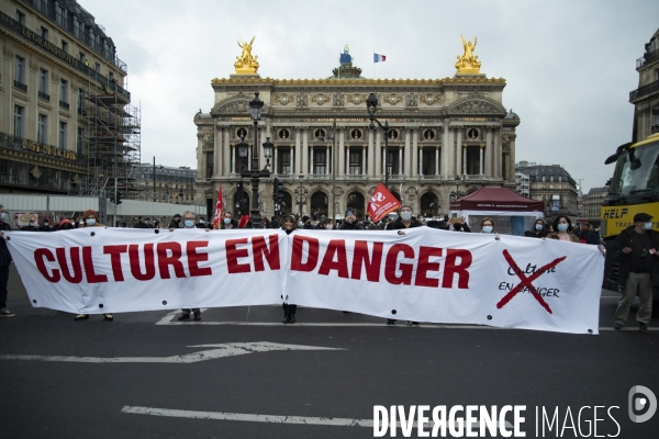 Manifestation parisienne du monde de la culture