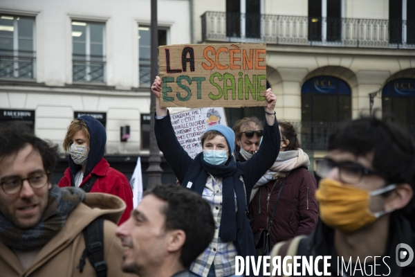 Manifestation parisienne du monde de la culture