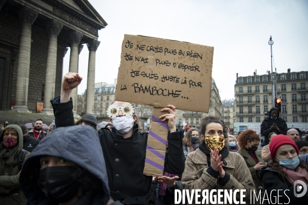 Manifestation parisienne du monde de la culture