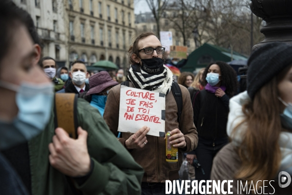 Manifestation parisienne du monde de la culture