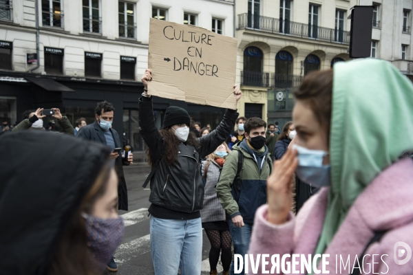 Manifestation parisienne du monde de la culture